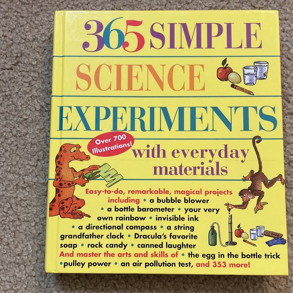 Toys 365 Simple Science Experiments Book Poshmark